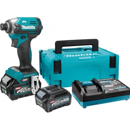 Makita TD003GA201 Aku rázový skrutkovač (1/4"/170Nm) Li-ion XGT (2x2,0Ah/40V) Makpac