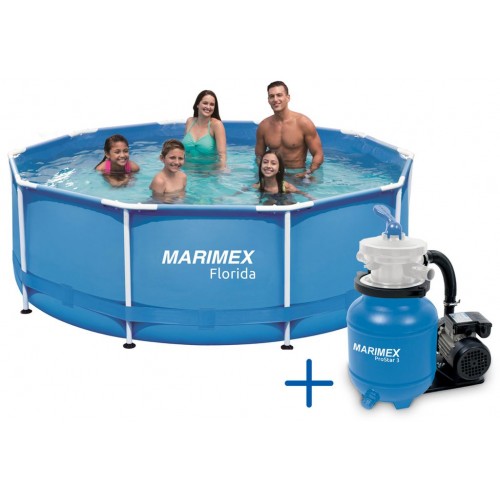 MARIMEX Bazén Florida 3,05 x 0,9 m s pieskovou filtráciou Prostar 3 10340220