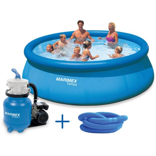 MARIMEX Bazén Tampa 3,66x0,91 m s pieskovou filtráciou ProStar 3 + hadica 10340145