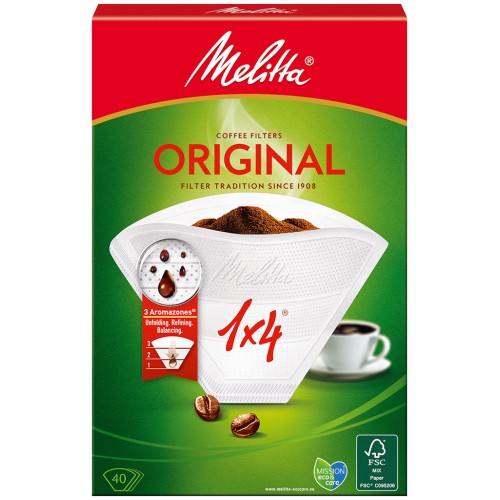 Melitta Kávové filtre Original 1x4/40ks