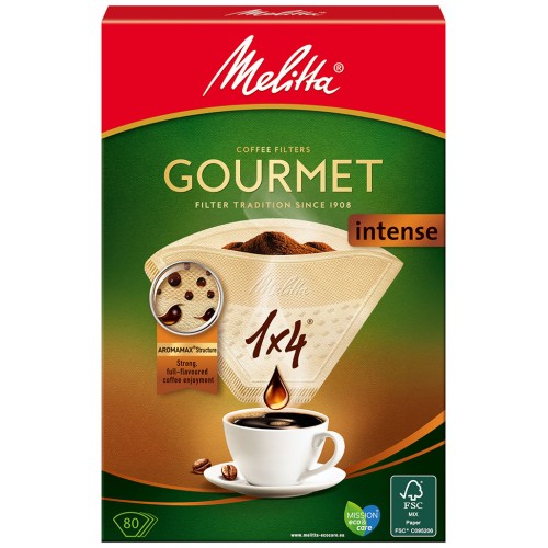 Melitta Kávové filtre Gourmet Intense 1x4/80ks