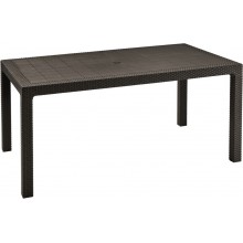 KETER MELODY stôl 161 x 95 x 75 cm, hnedá 17190205