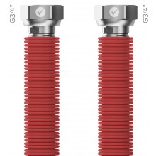 MERABELL Aqua Flexi Hadica G3/4"-G3/4" 30-60cm - 1ks červená M0054