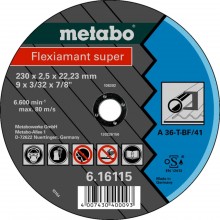 Metabo Flexiamant super 230x2,5x22,23 oceľ, TF 41 616115000