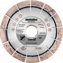 Metabo Diamantový rezný kotúč 125x22,23mm, "GP", žula "Profesionál" 628576000