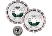 Metabo Sada: 2x Diamantový rezný kotúč 125x22,23mm, „UP“+r matica M 14 628582000