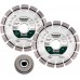 Metabo Sada: 2x Diamantový rezný kotúč 125x22,23mm, „UP“+r matica M 14 628582000