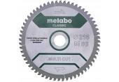Metabo Pílový kotúč "Multi Cut Classic" 216x30 Z60 FZ/TZ 5°NEG /B 628655000