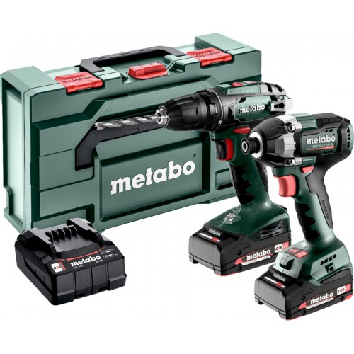 Metabo Combo Set 2.8.1 ( SSD 18 LT 200 BL + BS18 +18V/2x2,0Ah +SC 36) Metabox 685193000