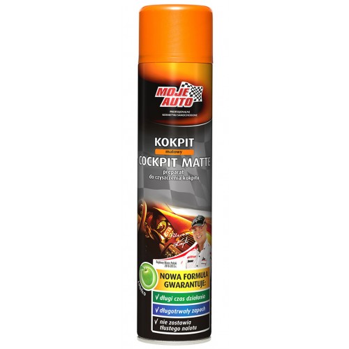 Moje Auto Kokpit sprej jablko matný 600 ml Moje Auto Kokpit sprej jablko matný 600 ml