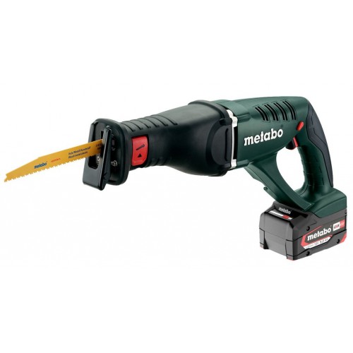 Metabo 602269650 ASE 18 LTX Aku chvostová píla 18V 2x5.2 Ah, Kufor