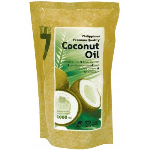 NATURE 7 kokosový olej 1000ml, sáčok 1 liter 564425