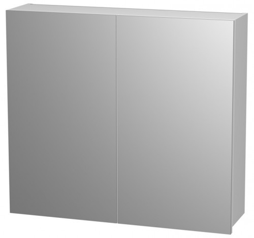 INTEDOOR NORDIC kúpeľňová zrkadlová stena 100 cm, bez osvetlenia, biela NRZS100/01