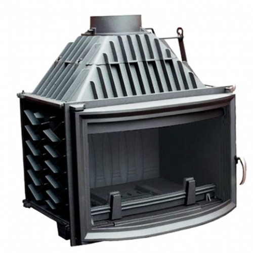 KRATKI OLIWIA/R 18 kW krbová vložka teplovzdušná, oblúkové sklo