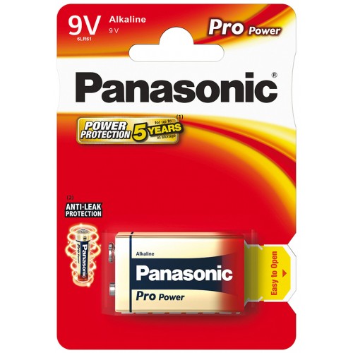 PANASONIC 6LR61 1BP 9V Pre Power alk Batérie 35049266 PANASONIC 6LR61 1BP 9V Pre Power alk Batérie 35049266