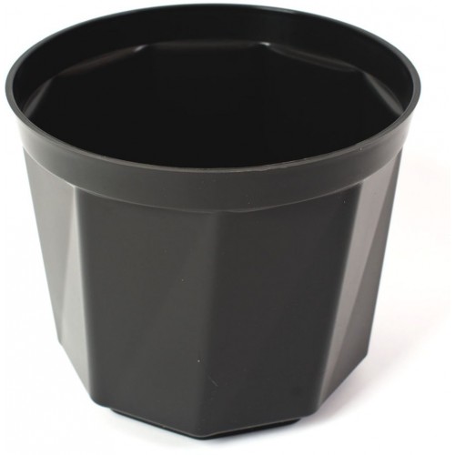 PLASTKON Dekoratívny kvetináč Rosa 30 cm antracit