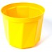 PLASTKON Dekoratívny kvetináč Rosa 10 cm žltá