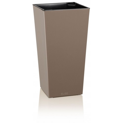 PLASTKON In- & Outdoor kvetináč Elise lesk 30 cm taupe