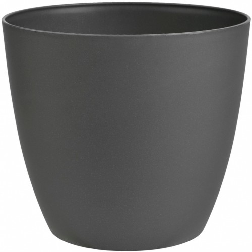PLASTKON Dekoratívní kvetináč Ella matný 18 cm antracit