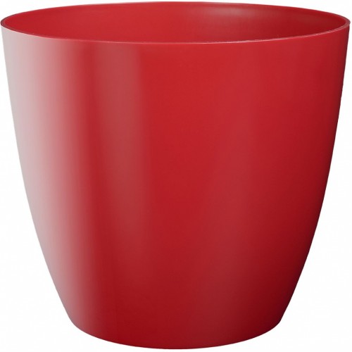 PLASTKON Dekoratívní kvetináč Ella matný 21 cm červená PLASTKON Dekoratívní kvetináč Ella matný 21 cm červená