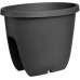 PLASTKON Balkónový kvetináč Balconia OVI na zábradlie 30 cm antracit