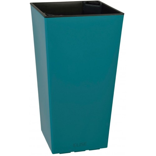 PLASTKON In- & Outdoor kvetináč Elise mat 20 cm tyrkys
