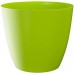 PLASTKON Dekoratívní kvetináč Ella 21 cm lesklá hráškovo zelená