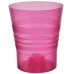 PLASTKON Dekoratívne kvetináč Orchid 15 cm transparentná červená