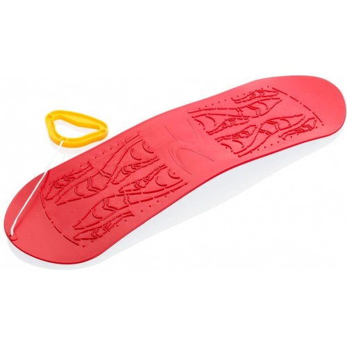 PLASTKON Snowboard skyboard červená