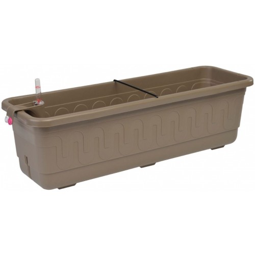 PLASTKON Samozavlažovací truhlík Smart Systém Fantazie 40 cm taupe