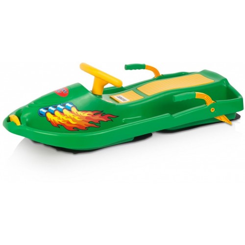 PLASTKON Boby Riaditeľné SNOW BOAT zelené