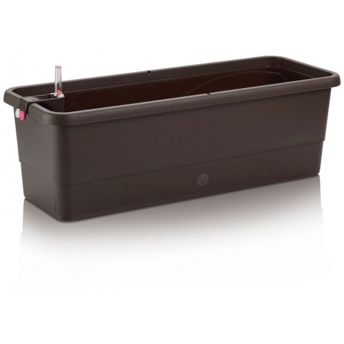 PLASTKON Samozavlažovací truhlík Smart Systém Gardenie 100 cm hnedá