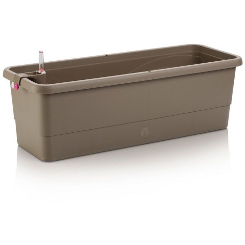 PLASTKON Samozavlažovací truhlík Smart Systém Gardenie 60 cm taupe PLASTKON Samozavlažovací truhlík Smart Systém Gardenie 60 cm taupe