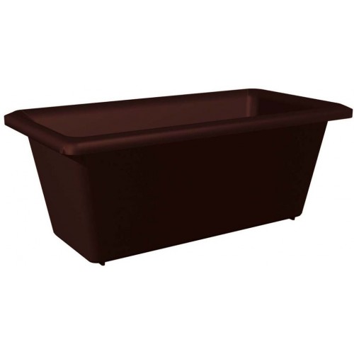 PLASTKON Truhlík Small window box s miskou 20 cm hnedá PLASTKON Truhlík Small window box s miskou 20 cm hnedá