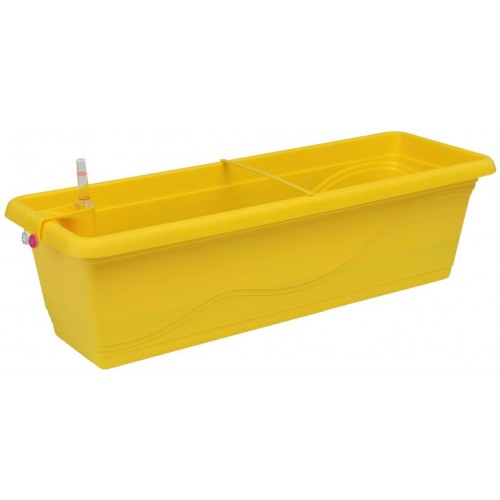 PLASTKON Samozavlažovací truhlík Smart Systém Extra Line 80 cm žltá