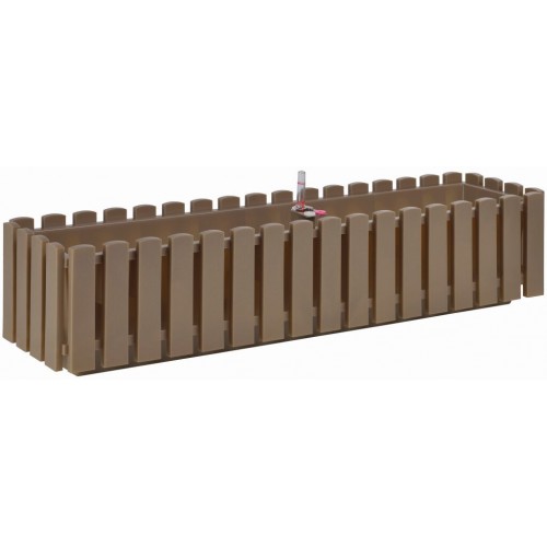 PLASTKON Samozavlažovací truhlík Smart Systém FENCY 75 cm taupe PLASTKON Samozavlažovací truhlík Smart Systém FENCY 75 cm taupe