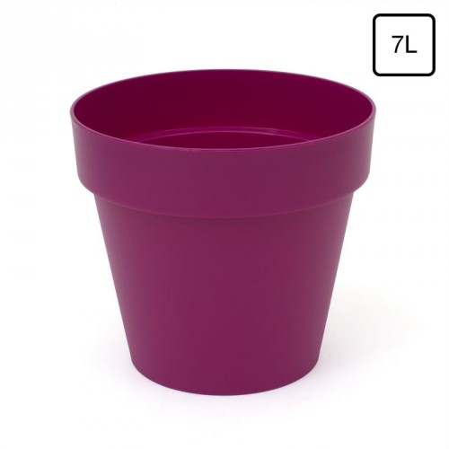 PROSPERPLAST CUBE Kvetináč 7l, fialová DCUB250 PROSPERPLAST CUBE Kvetináč 7l, fialová DCUB250