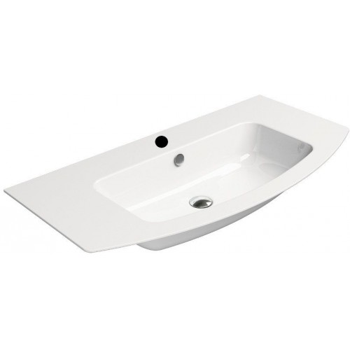 SAPHO PURA umývadlo Slim oblé 102x52 cm, ExtraGlaze 8825111 SAPHO PURA umývadlo Slim oblé 102x52 cm, ExtraGlaze 8825111