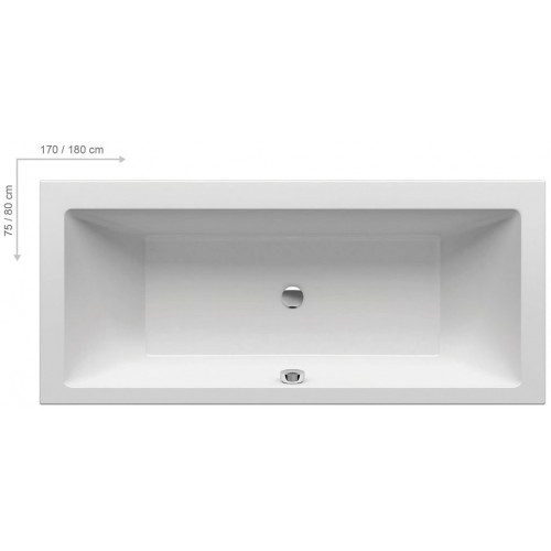 RAVAK FORMY 01 Vaňa 180 x 80 cm, snowwhite C881000000