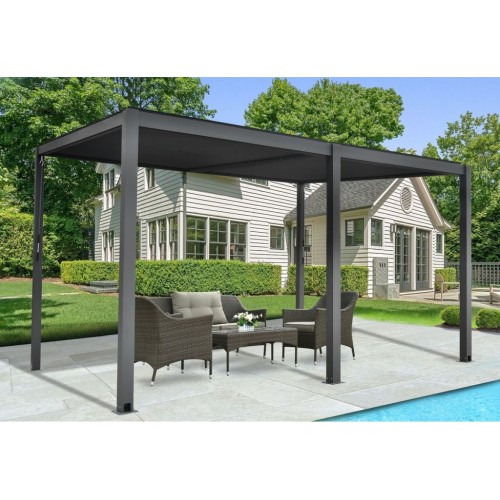 Riwall PRO RMBP 13 x 10 Anthracite – bioklimatická pergola (4 x 3) BP-QR43 Riwall PRO RMBP 13 x 10 Anthracite – bioklimatická pergola (4 x 3) BP-QR43