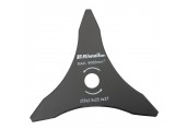 Riwall PRO Žací nôž třízubý ku krovinorezu pr. 255mm, vnútorný priemer 25,4mm, hrúbka 2,5m