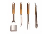 Riwall PRO RBBQ 4W SET - sada grilovacieho náradia RACC00132