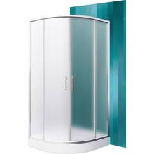 ROLTECHNIK Štvrťkruhový sprchovací kút HOUSTON NEO/900 brillant/matt glass N0649