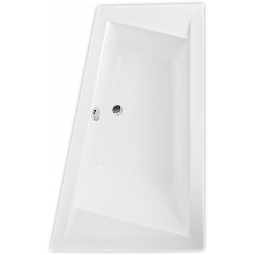 ROLTECHNIK Asymetrická rohová vaňa KUBIC ASYMMETRIC (P) - 1600x1030 9670000