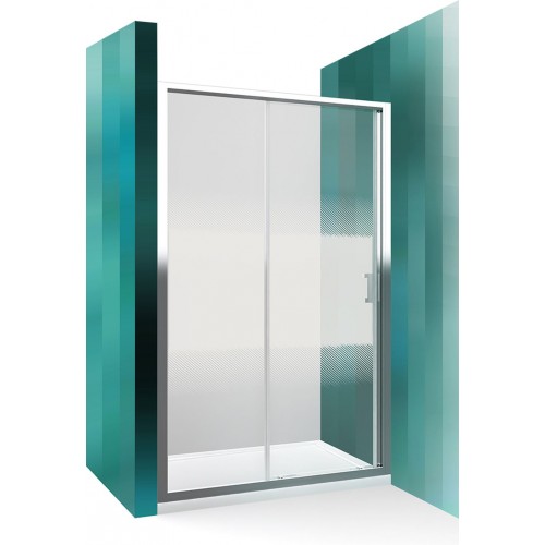 ROLTECHNIK Sprchové dvere posuvné LLD2/1200 brillant/intimglass 556-1200000-00-21