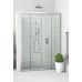 ROLTECHNIK Štvordielne sprchové dvere LLD4/1600 brillant/transparent 574-1600000-00-02