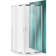 ROLTECHNIK Štvrťkruhový sprchovací kút PXR2N/800 brillant/transparent 531-800R55N-00-02