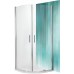 ROLTECHNIK Štvrťkruhový sprchovací kút TR1/1000 brillant/transparent 722-1000000-00-02
