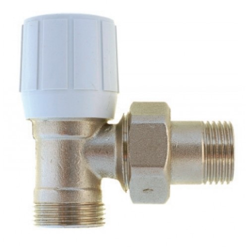 Ručný ventil jednoregulační RV-12R x M24-1, 1/2 " rohový so závitom