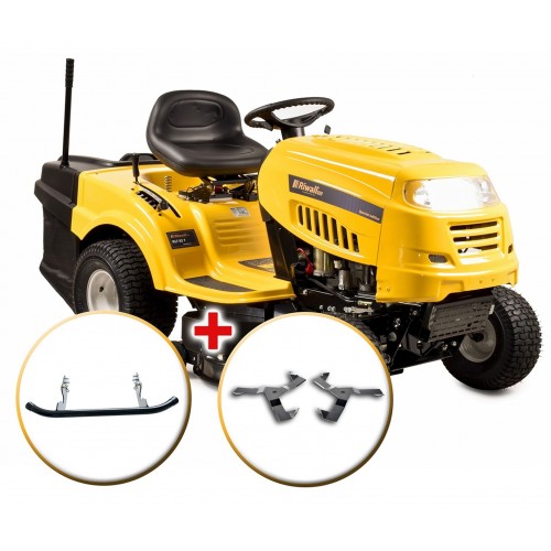 Riwall RLT 92 T POWER KIT trávna traktor so zadným vyhadzovanie. a 6-stupňovou prevodovk